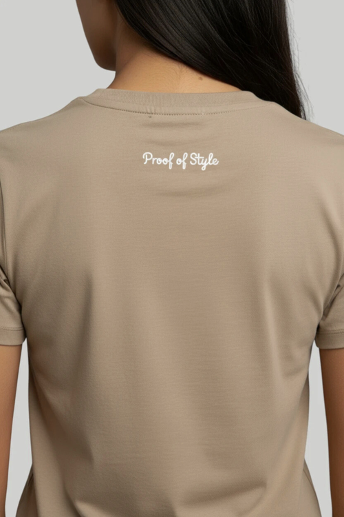 T-shirt Beige « Résilience » Mixte - vue alternative