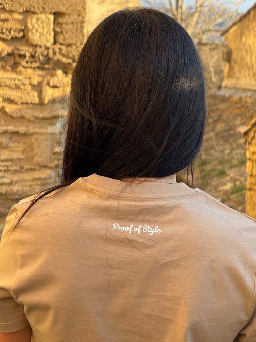 T-shirt Beige « Résilience » Mixte - vue alternative